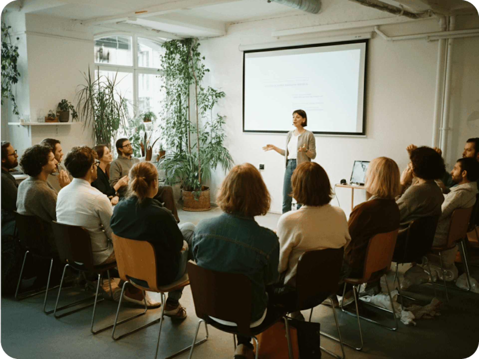 A warm in-person gathering at a Safe Private Heyrafiki Space
